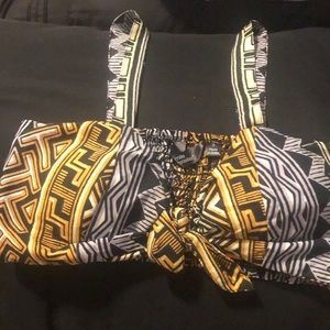 Ancident India Abstract Art 2 Piece Set